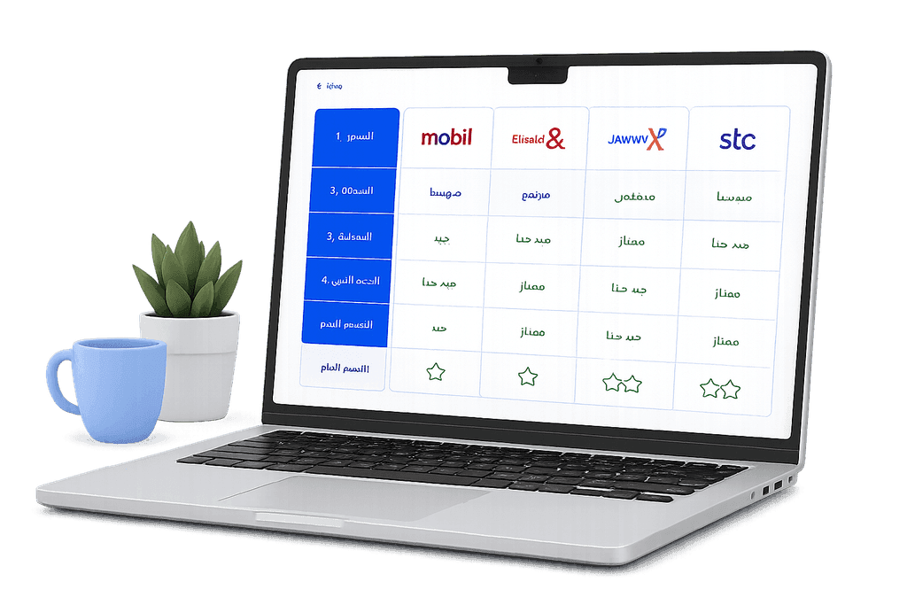 مقایسه سرویس اینترنت